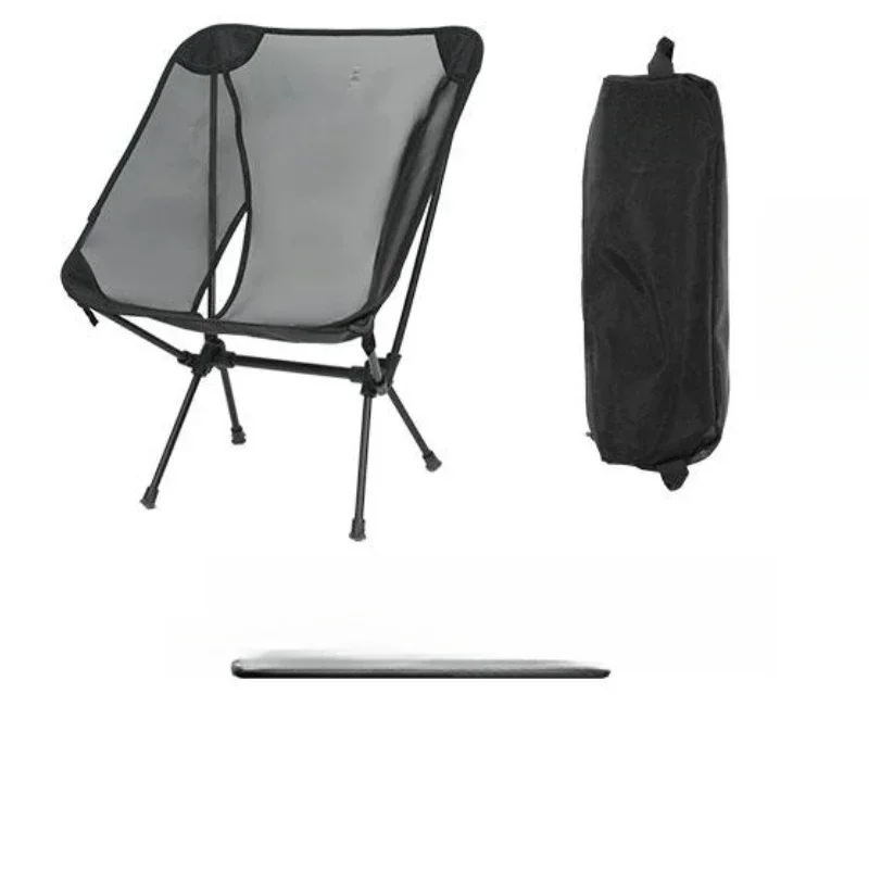 

Nylon mesh moon chair summer outdoor portable folding chair aluminum alloy fishing beach