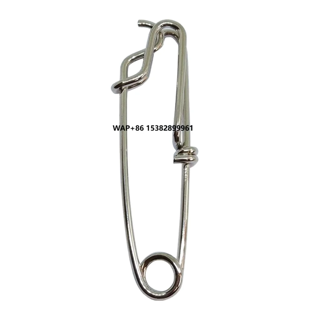 

Бесплатный образец, 500 шт./пакет, длинная пряжка для рыбалки из нержавеющей стали для морской рыбалки, диаметр проволоки от 1,8 до 3,5 мм