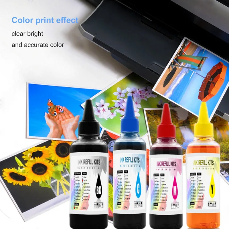 Refill Dye Ink Kit For Canon PG 540 CL 541 PIXMA MG3250 MG3255 MG3550 MG4100 MG4150 MG4200 MG4250 Printer