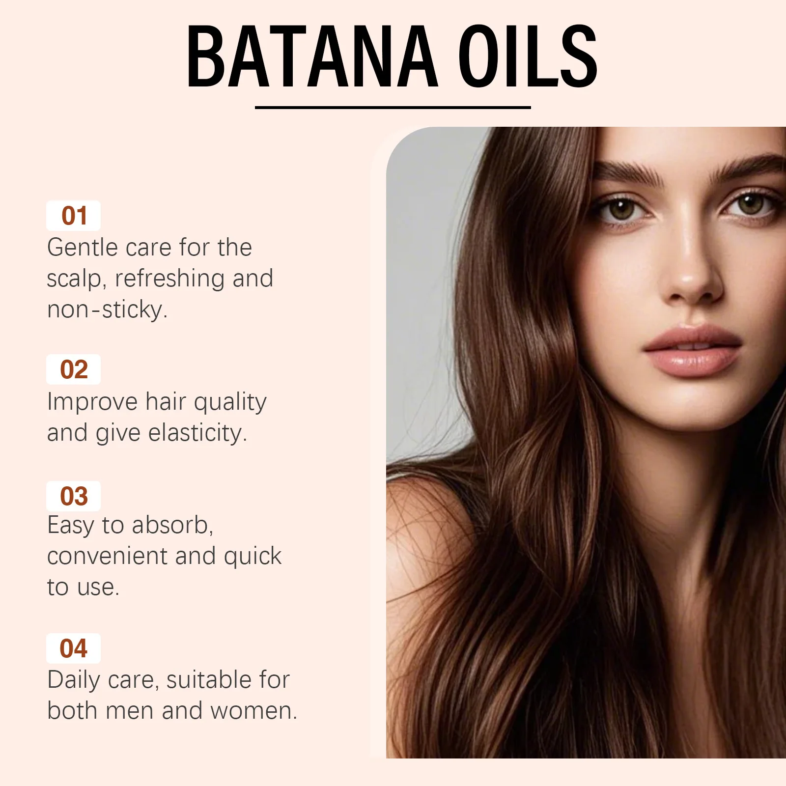 イールホー バタナ ヘアケア エッセンシャルオイル より太く、増毛、瞬間的な質感とボリューム、頭皮マッサージ、育毛エッセンス