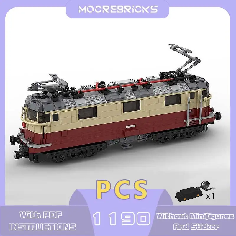 

Electric locomotive Series Model Modular Assembling MOC Building Blocks Technology Bricks Adult Collection Toys Christmas Gifts