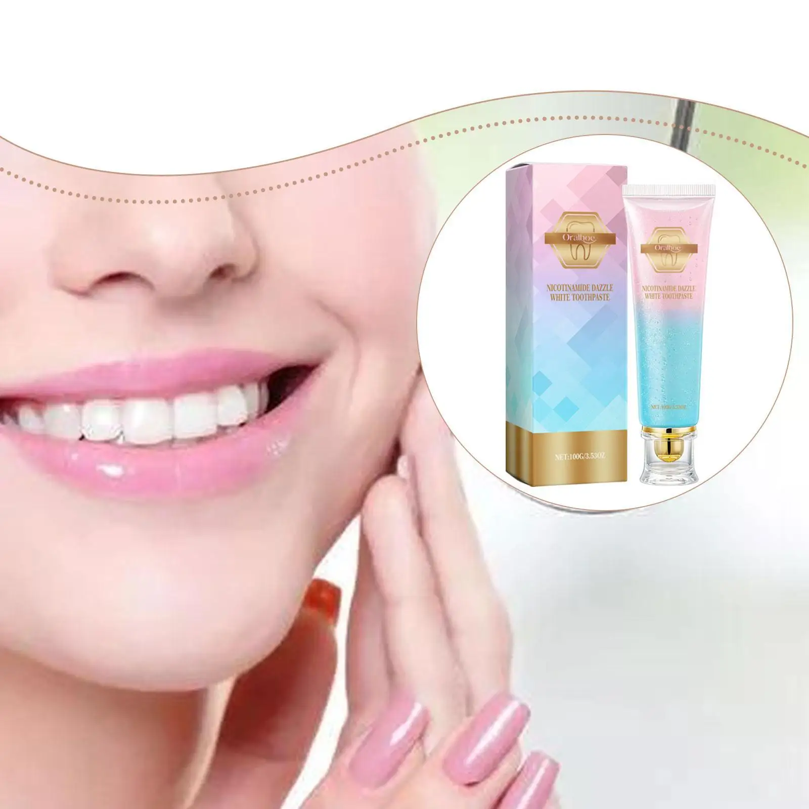 

Nicotinamide Whitening Toothpaste Teeth Whitening Stain Removing Toothpaste