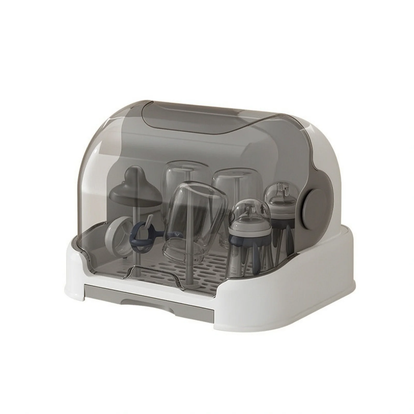 Baby Bottle Dishwasher Basket And Bottle Drying Rack With Adjustable Racks For Efficient Baby