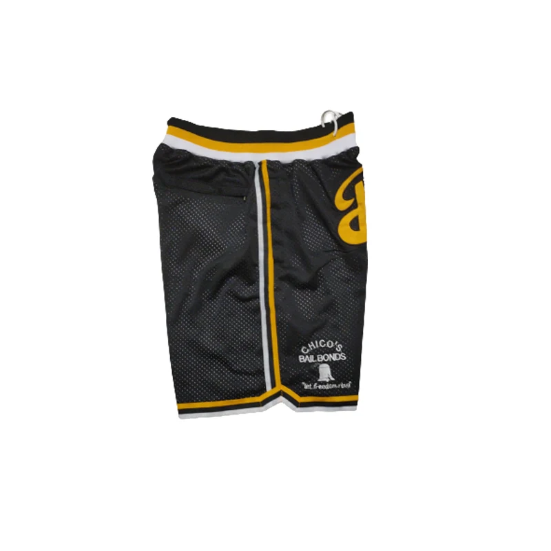 Basketball Shorts Bad News Bears Four Pockets Sewing Embroidery Sports Outdoor Beach Pants Fitness Black 2023 New