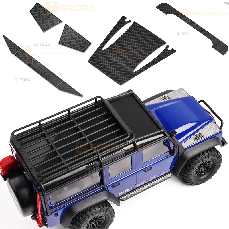 

GRC stainless steel simulation car shell modification parts are suitable for upgrading accessories of 1:18 TRX4M Defender