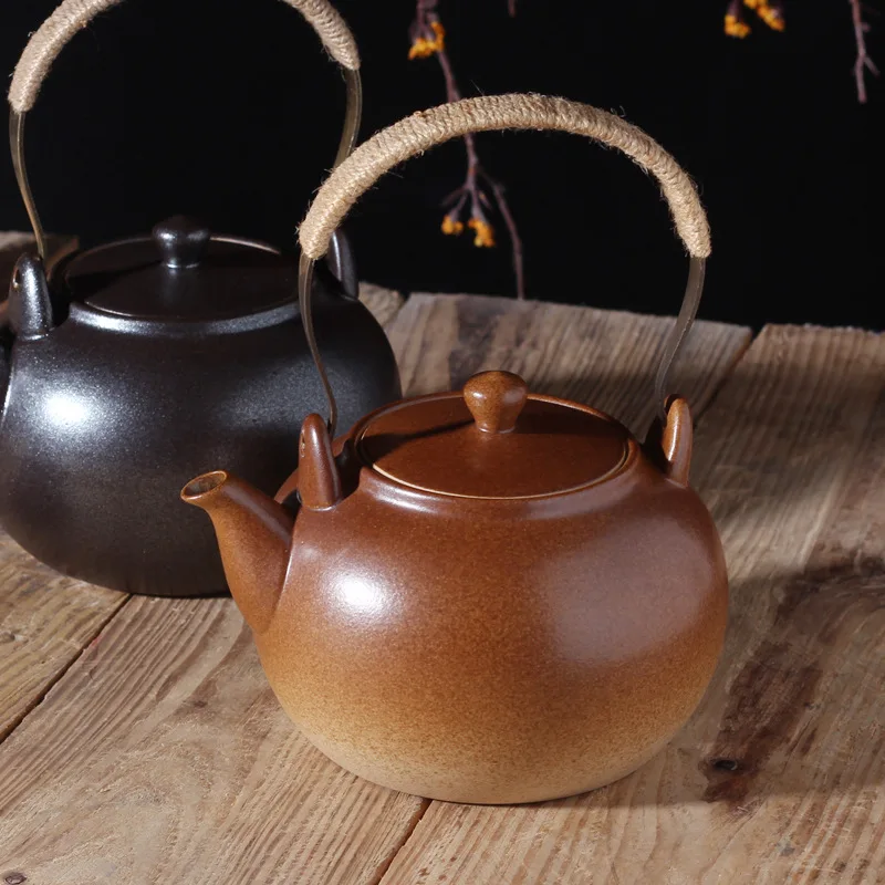 Electric Ceramic Stove High-temperature Resistant Ceramic Teapot Home Kung Fu Tea Set Accessories Lifting Beam Pot