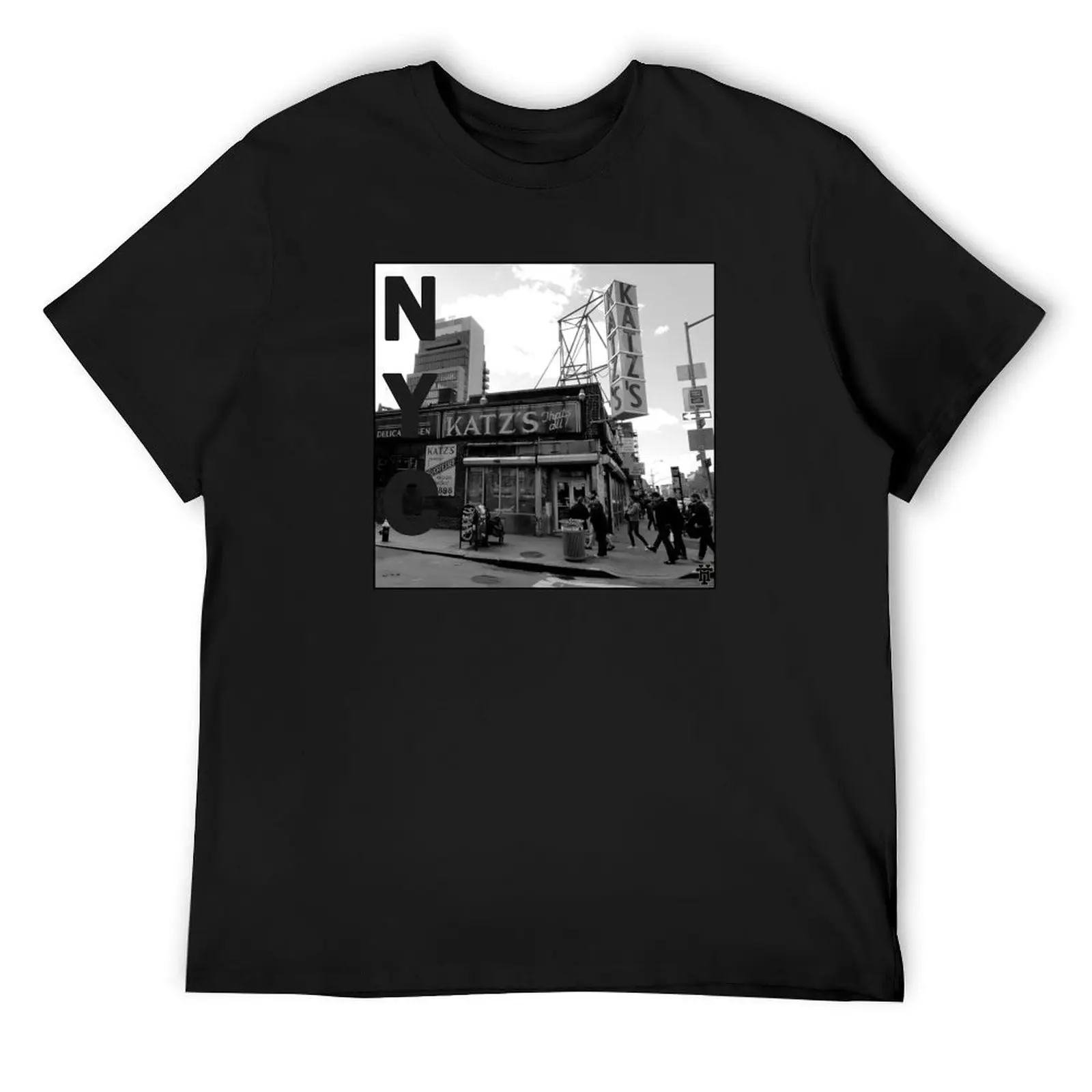 Katz Deli NYC T-Shirt for a boy vintage anime shirt Men's t shirts