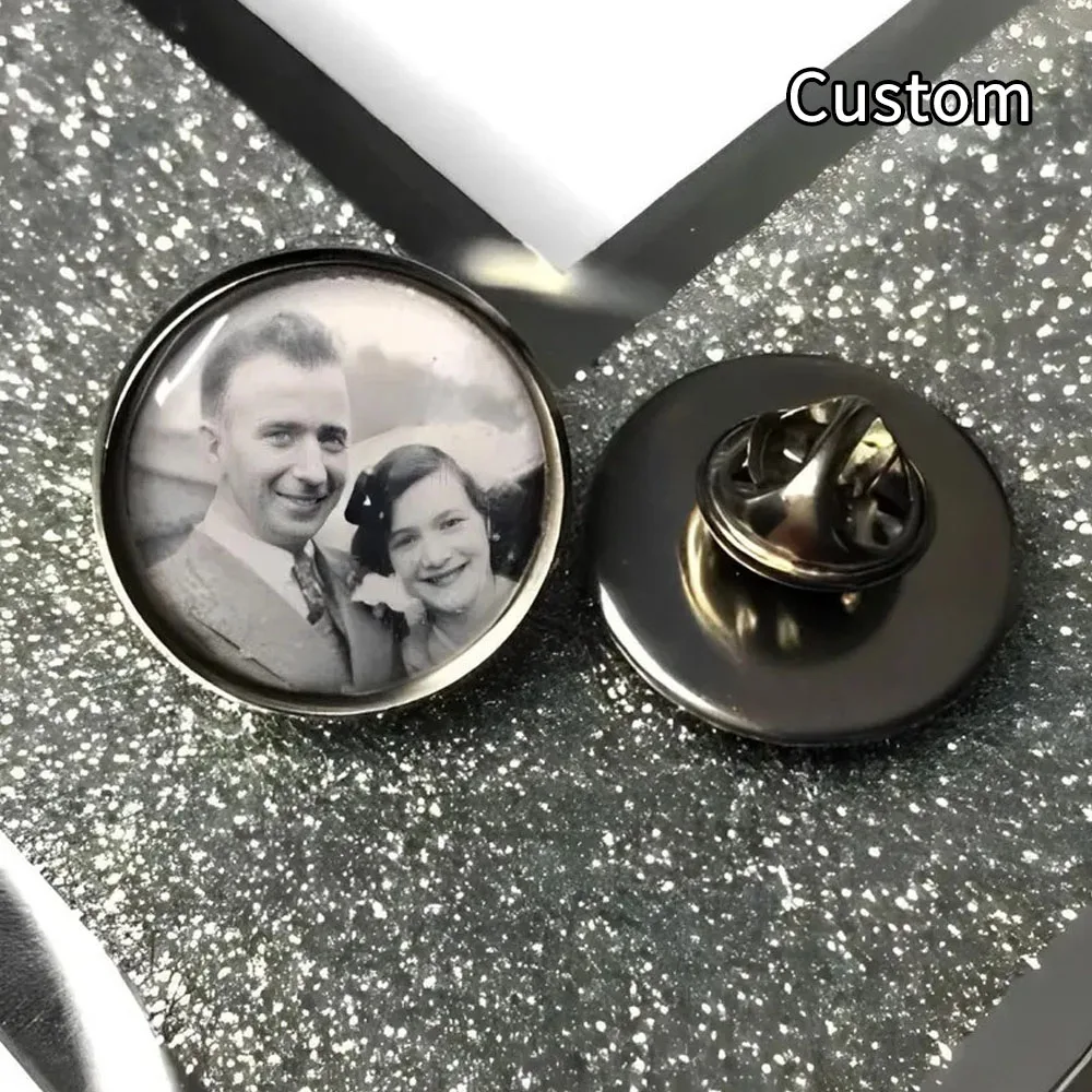 Personalized Personalized Wedding Photo Pin, Memorial Keepsake Brooch, Colorful, Adorable, Funny, Custom Gift For Groom, Mom, Dad, Wedding - Aliexpress Deal