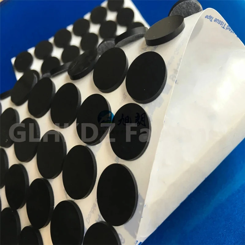 Ø 4.5mm - 17mm Round Self Adhesive Backing Silicone Rubber Furniture Pads Cabinet Feet Leg Cushion Spacer Non-slip Floor Protect