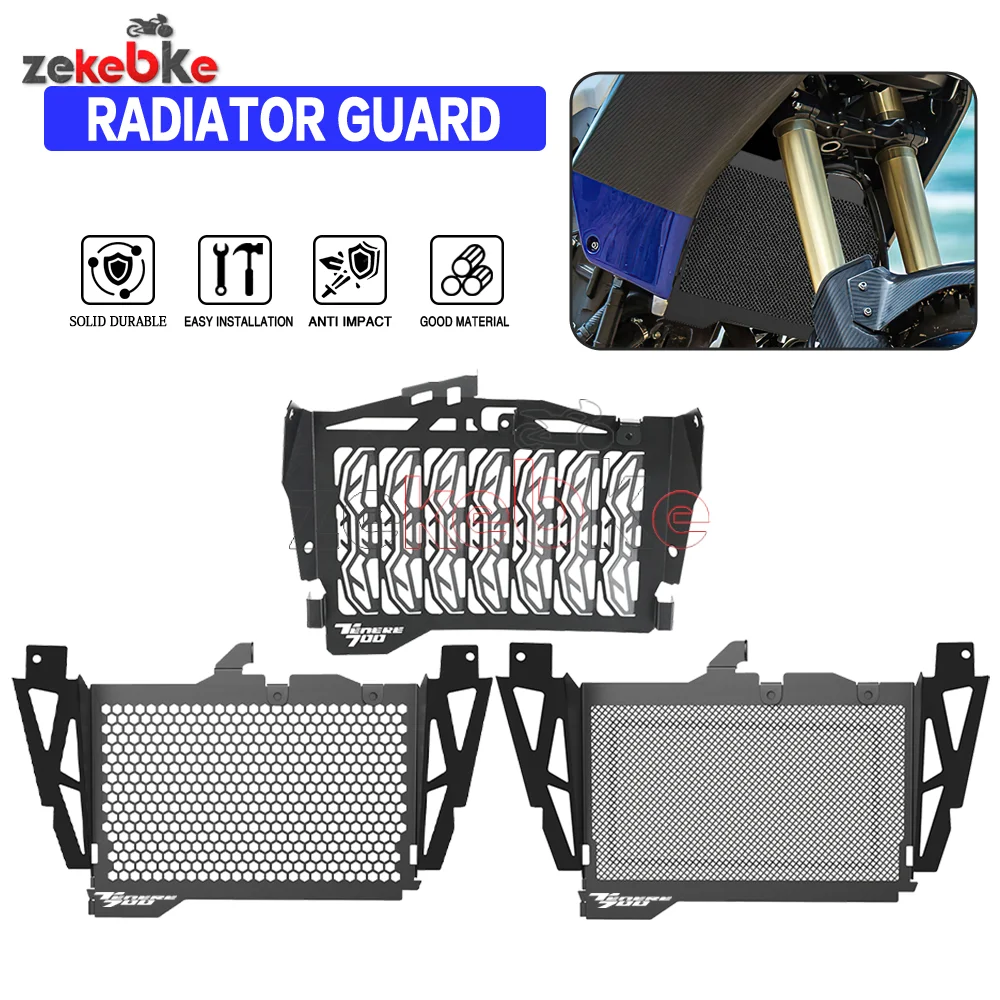 

For Yamaha Tenere 700 World Raid 2022-2023-2024 Motorcycle Radiator Grille Guard Protector Cover Tenere 700 /Rally /T7 2019-2026