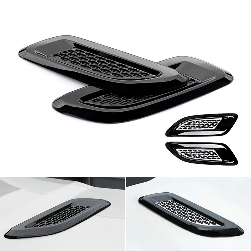 For Land Rover Discovery Sport 4 LR4 Freelander 2 For Range Rover Evoque Vogue Car Exterior Hood Air Outlet Vent Wing Trim