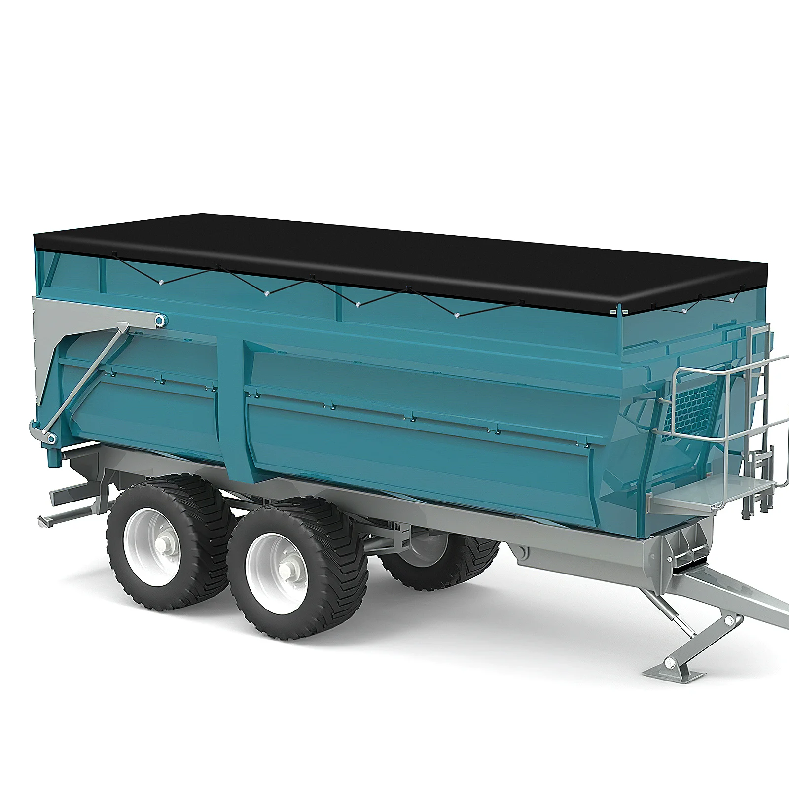 

1pc Truck Bed Cover Waterproof Oxford Cloth Heavy Duty Uv Resistant For Pickup Truck Covers Outdoor Garden Wagon Cart Utility