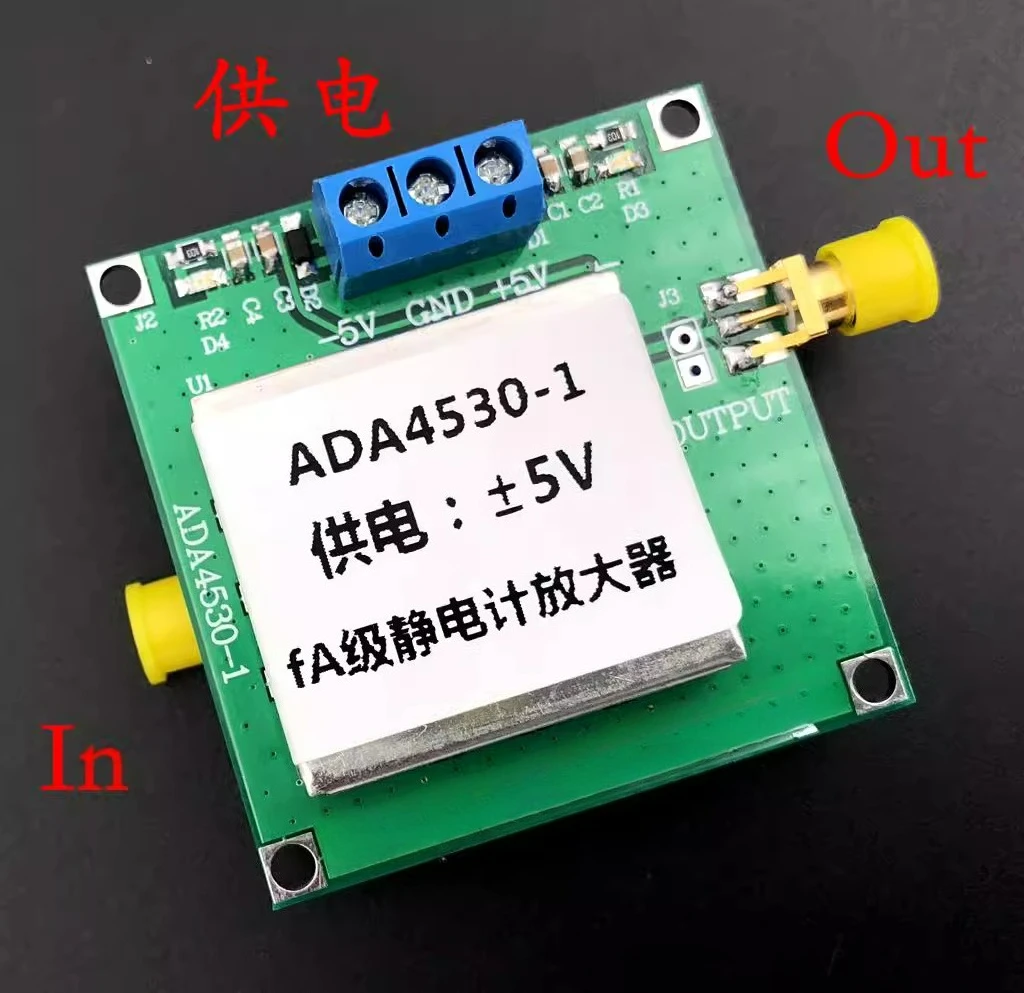 

Class fA electrometer amplifier ADA4530-1 weak current measurement module photoelectric IV conversion