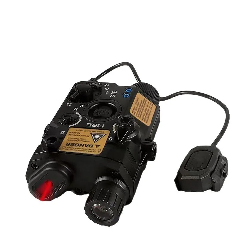 Alloy PEQ15 Style Model Decorative Fitting, Flashlight Beam Indicator with Remote Switch