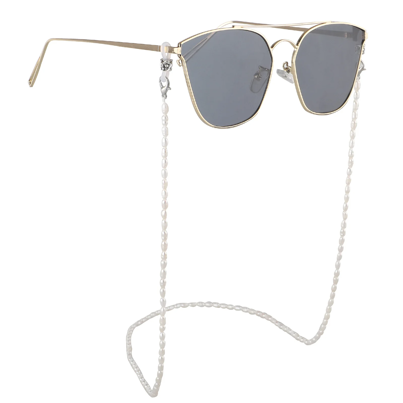 Natural pearl glasses beaded Chain Sunglasses Chains Necklace Reading Glasses Cord Holder Neck Strap Rope for Eyewear