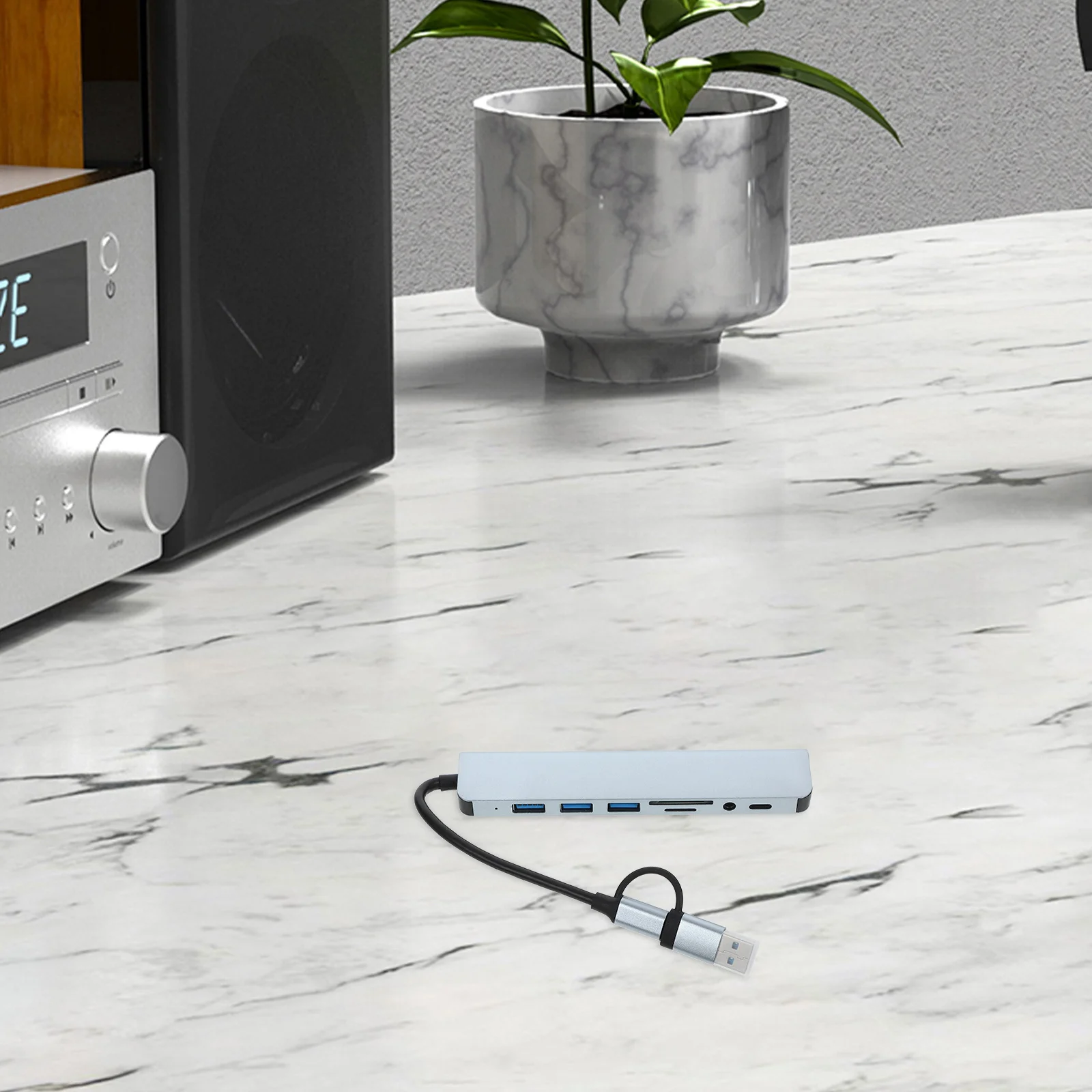 

Type- Adapter Portable Hub Splitter Ports Splitter With Multiple Usb Connectors Extension Multiple Usb Port Cable