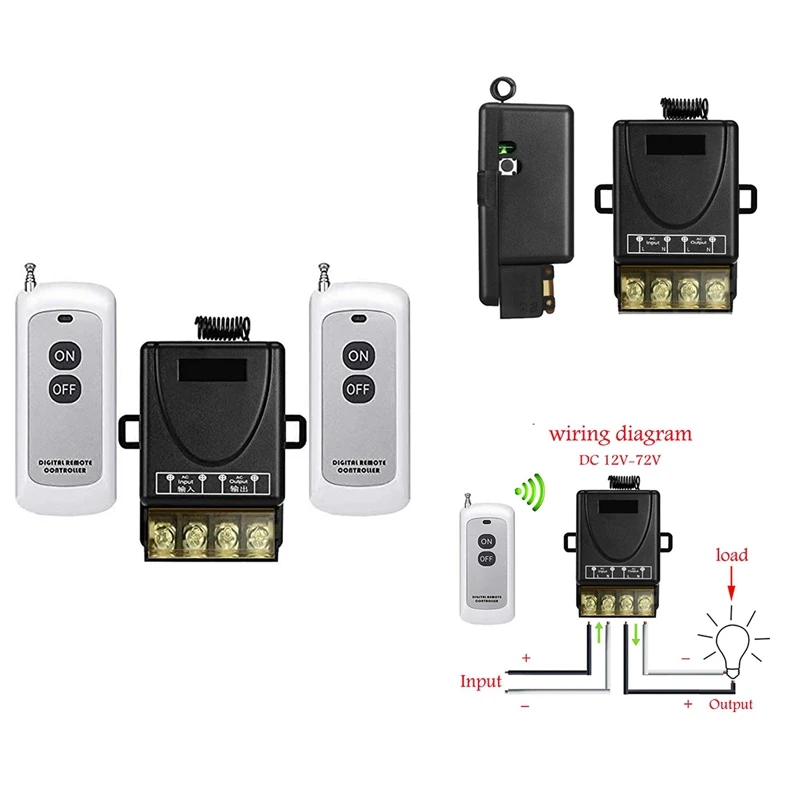 Draadloze afstandsbediening, RF-afstandsbediening met 984FT lange levensduur voor antidiefstalalarmen (schakelaar)