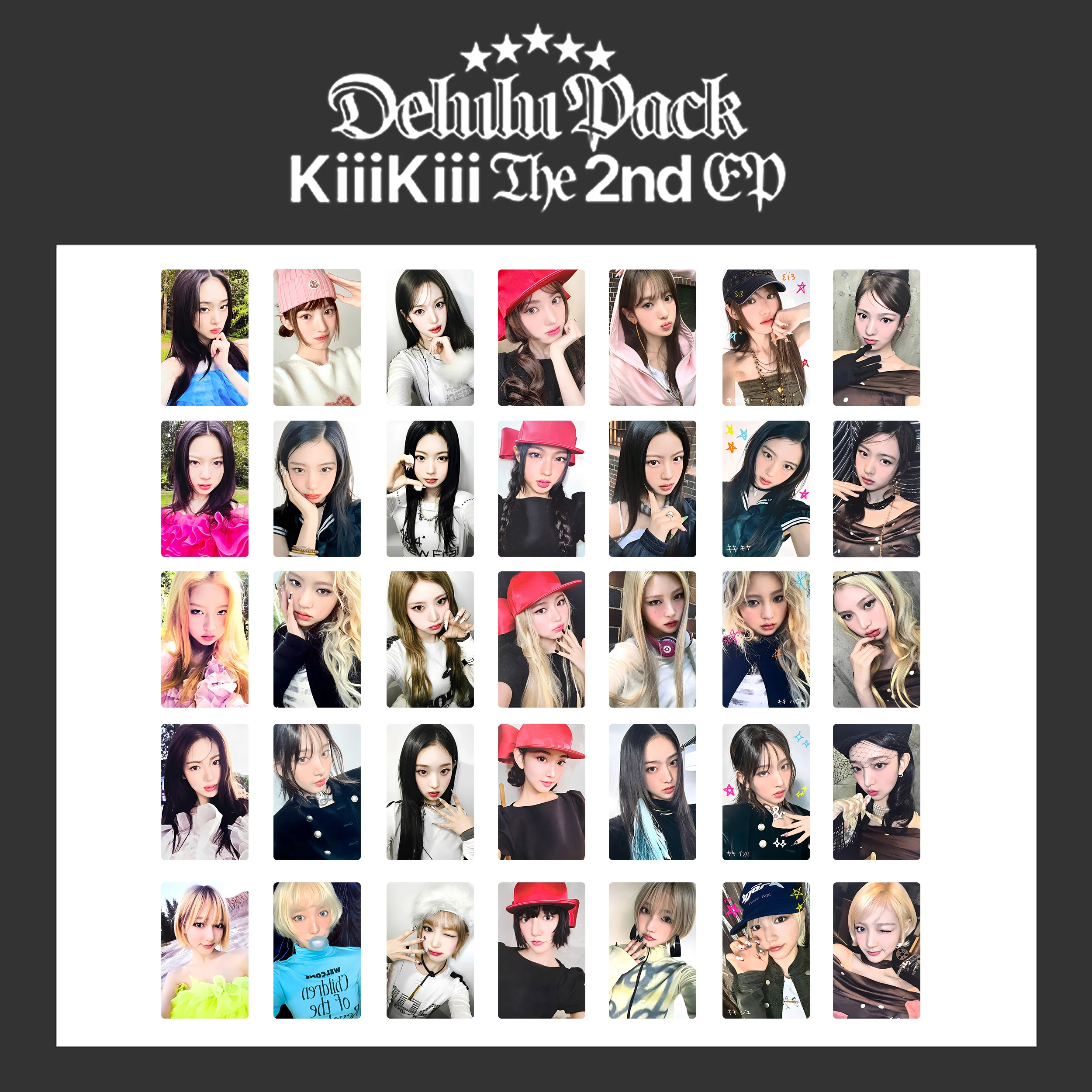

Kpop Idol Glossy Lomo Card Korean Star Album Photocard Collectible Fan Photo Postcards