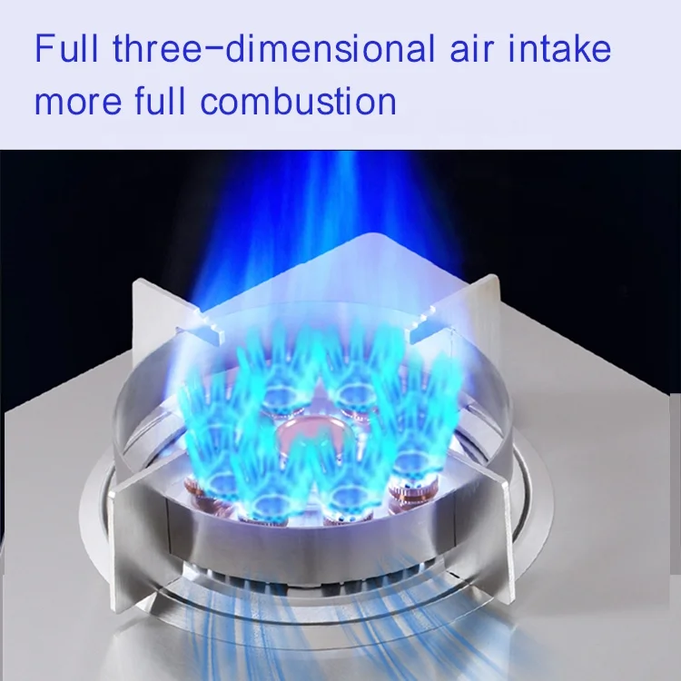 2口ガスコンロ - ステンレス製ビルトインクックトップ、LPG用ハイフレーム、業務用/家庭用