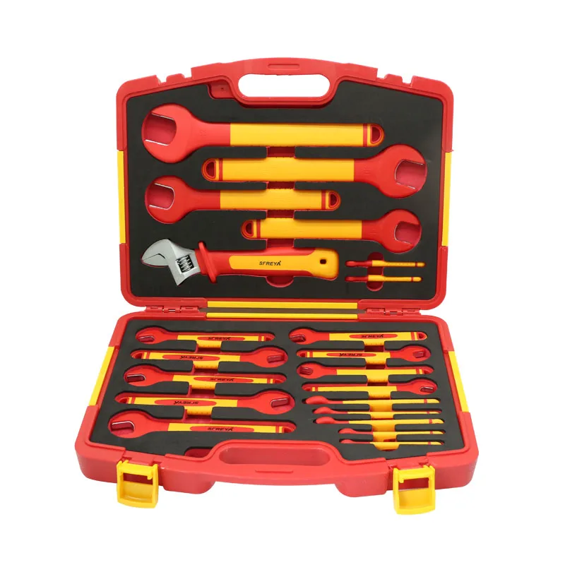 

New Energy Vehicle Maintenance Insulated Tools 1000V Voltage Withstand Adjustable Wrench Included