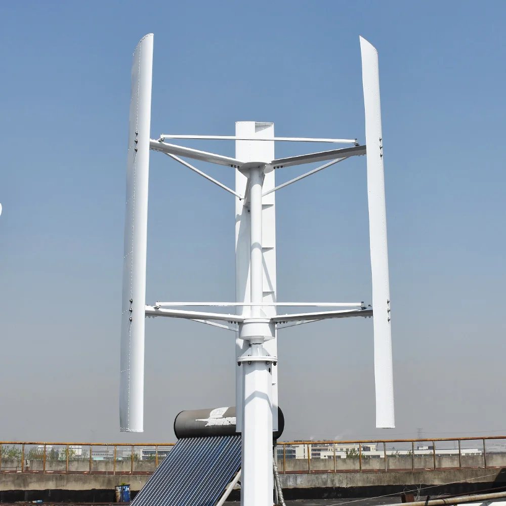 10KW Wind Turbine 24v 48v 96v 220v Generators Low Start Speed Free Alternative Energy 3 Blades With Hybrid Controller& Inverter