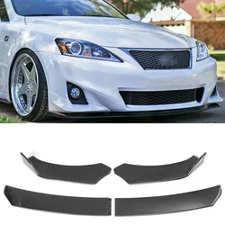 4PCS Front Bumper Lip Side Spoiler Splitter Chin Body Kit For LEXUS LS430 IS300 IS250 RC250 GS250 NX 2008-2021 Car Accessories