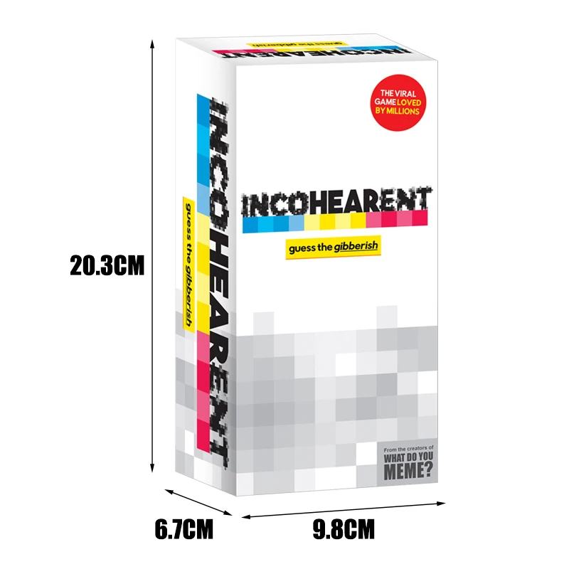 Incohearent Adult Party Game Version 2: Hilarious Card Game for Family and Friends, 17+ Years Old