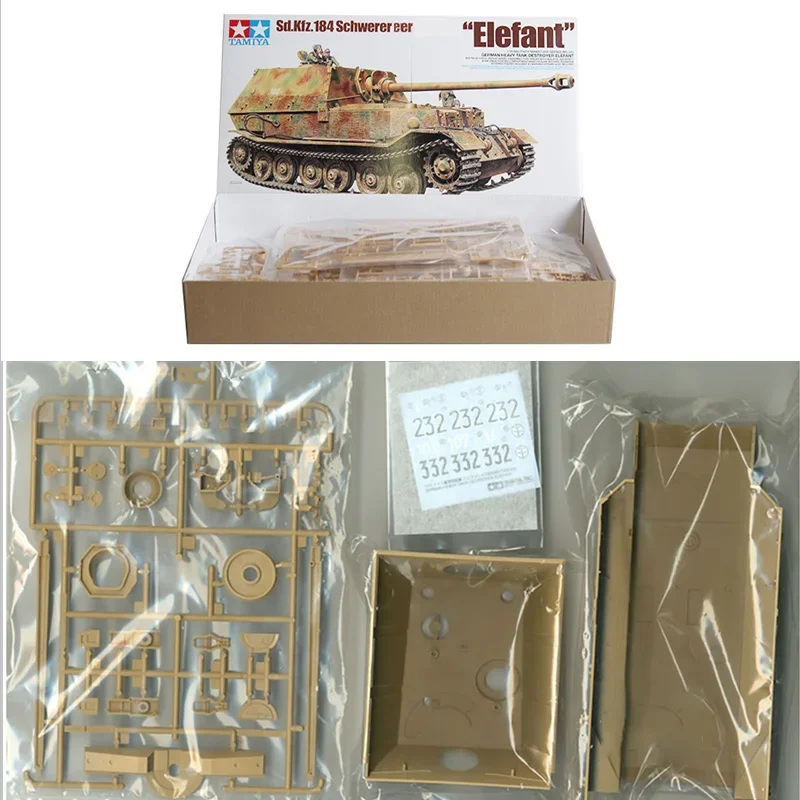 TAMIYA-Kit de modelo de tanque ensamblado 35325, Ferdinand Elephant, vehículo de combate pesado, 1/35