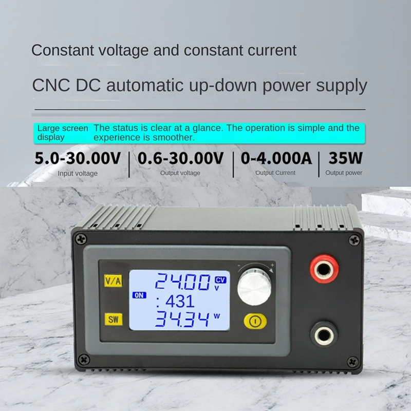 80W DC CNC Antihypertensive Boost Converter 6-36V แหล่งจ่ายไฟอินพุตแรงดันไฟฟ้าคงที่ชาร์จพลังงานแสงอาทิตย์โมดูล-ABJU