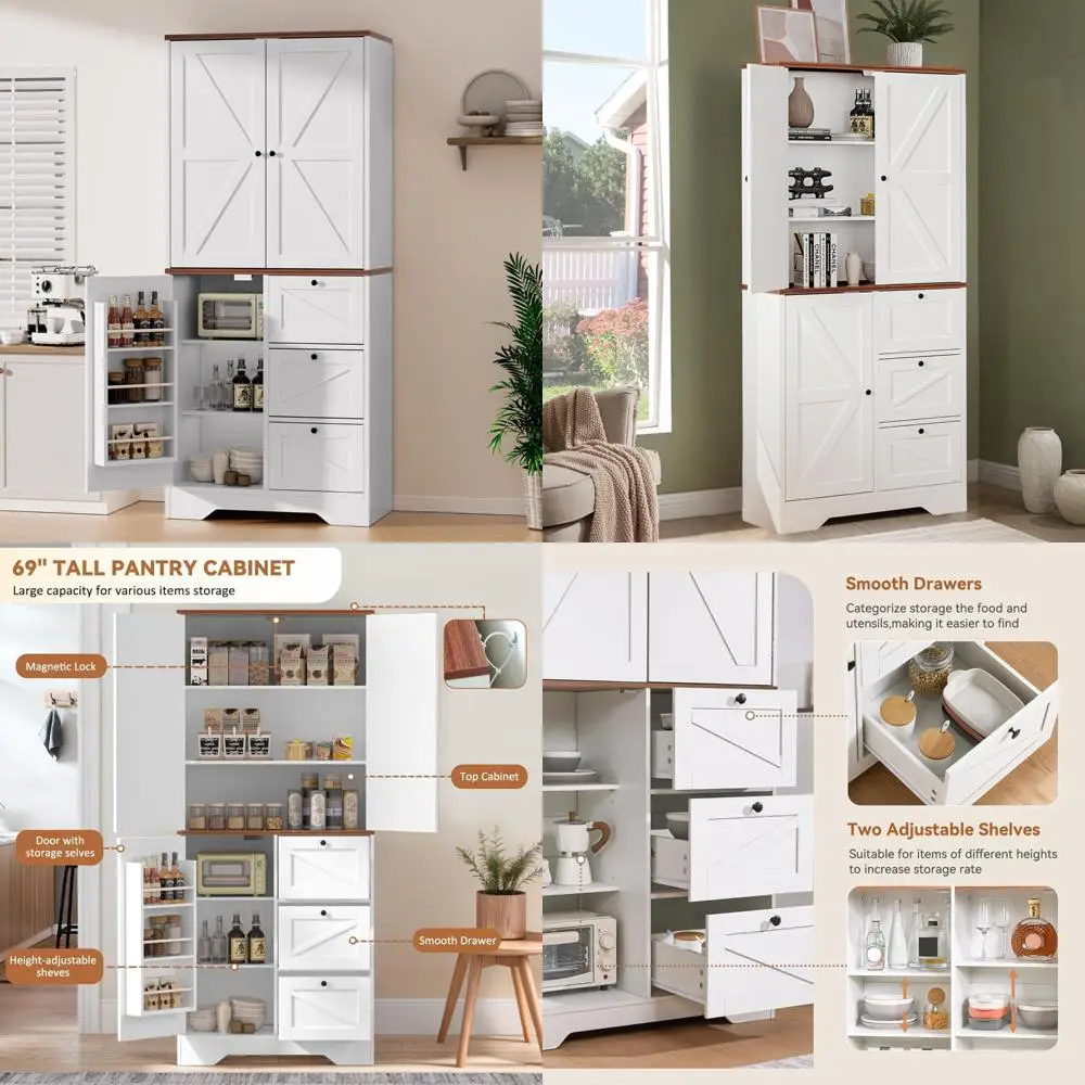 69-Inch Tall Farmho…