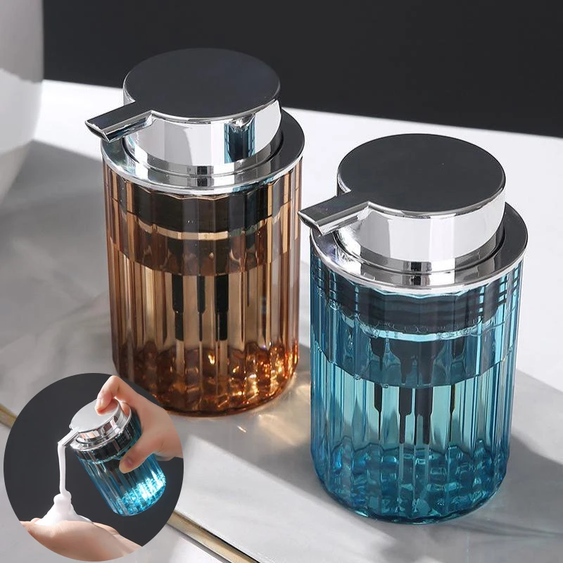 1PCS 300ml มือ Foaming SOAP สําหรับห้องน้ําสบู่เหลว Mousse ขวดครัว PUSH-Type จานสบู่คอนเทนเนอร์