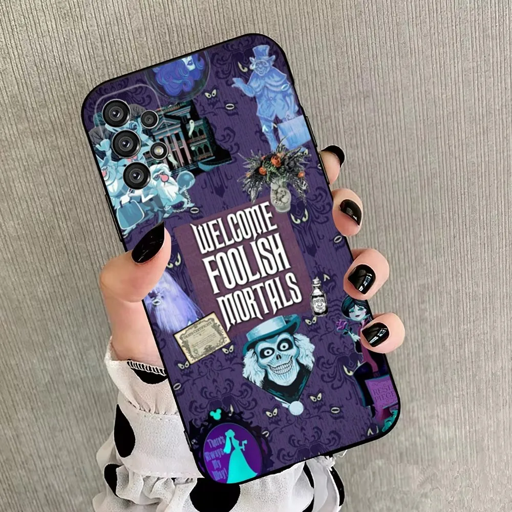 H-Haunted Mansion  Phone Case For Samsung Galaxy A20,A21s,A22,A31,A32,A52,A53,A72,73,A80,A91 Soft Black Cover