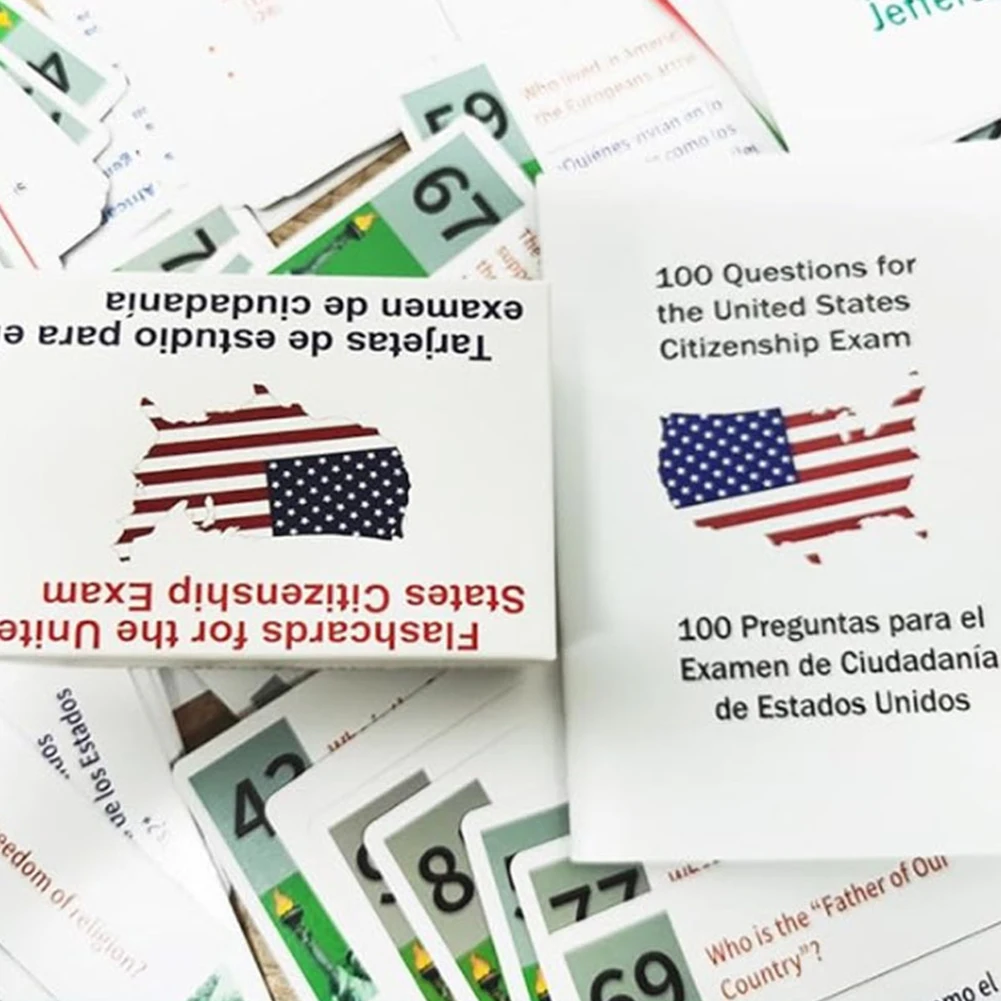 100 سؤال وأجوبة USCIS البطاقات التعليمية اختبار التطبيعات دراسة المدنيات الأمريكية بطاقات فلاش اختبار المواطن الأمريكي #1