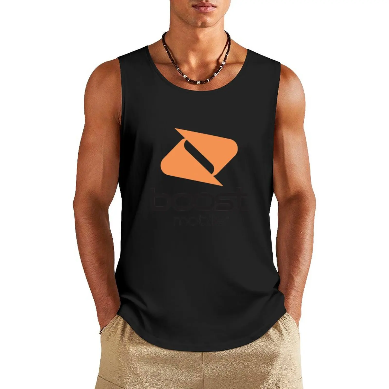 

Best Seller Boost Mobile Merchandise Tank Top Men's cotton t-shirt Men's clothes