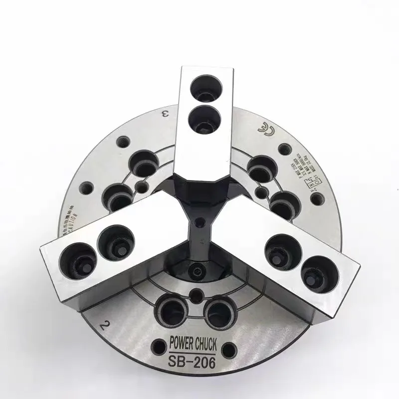 For Steel Body Hollow 10 Inch Three Jaw Hydraulic Chuck High Precision Hydraulic Power Chuck SB-210
