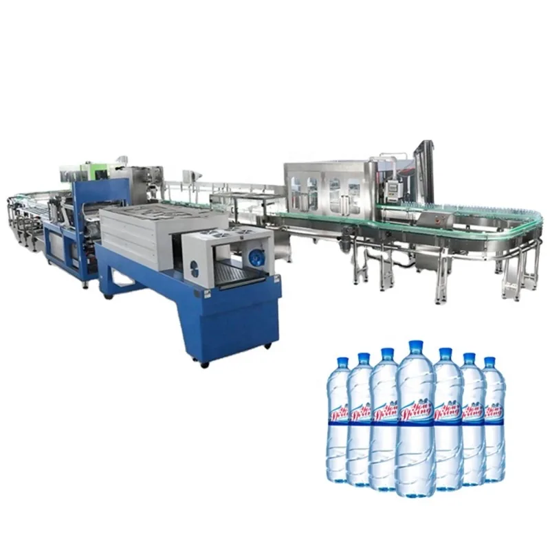 High Speed Filling Machine Fully Automatic Plastic Bottle Water Filling Machine Bottling Water Filling Machine for Sale