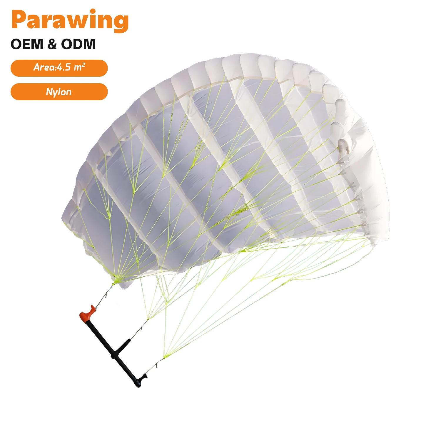 Parawing 4.5M Eco-Friendly Nylon Men's All-Around SUP Kitesurfing Surfing Skateboard Teaching Kite Wind Foil Paraglider Downwind