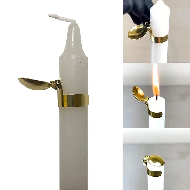 Aksesori Snuffer Lilin Pintar Dekorasi Antik Alat Penutup Diri Bentuk Lonceng Lilin Perjamuan Nyala Api