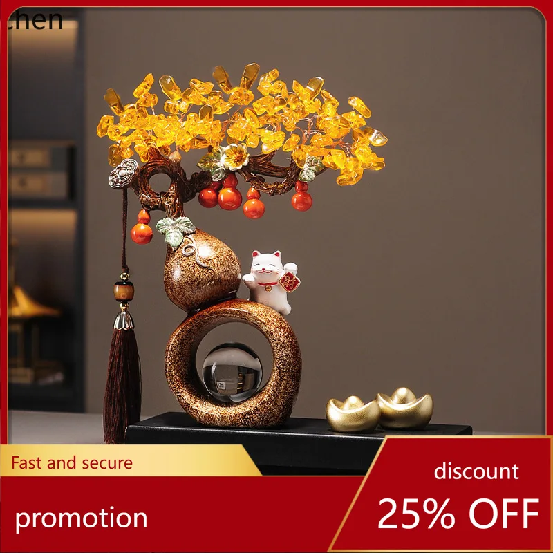 

Cz wine cabinet decoration - auspicious, elegant, high-end gift - perfect for housewarming or new home gifts