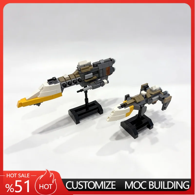NOUVEAU 241 PIÈCES Navire de guerre de classe Sword, frégate, vaisseau spatial, blocs de construction MOC, modèle de bateau spatial, assemblage DIY, jouet éducatif, cadeaux d'anniversaire