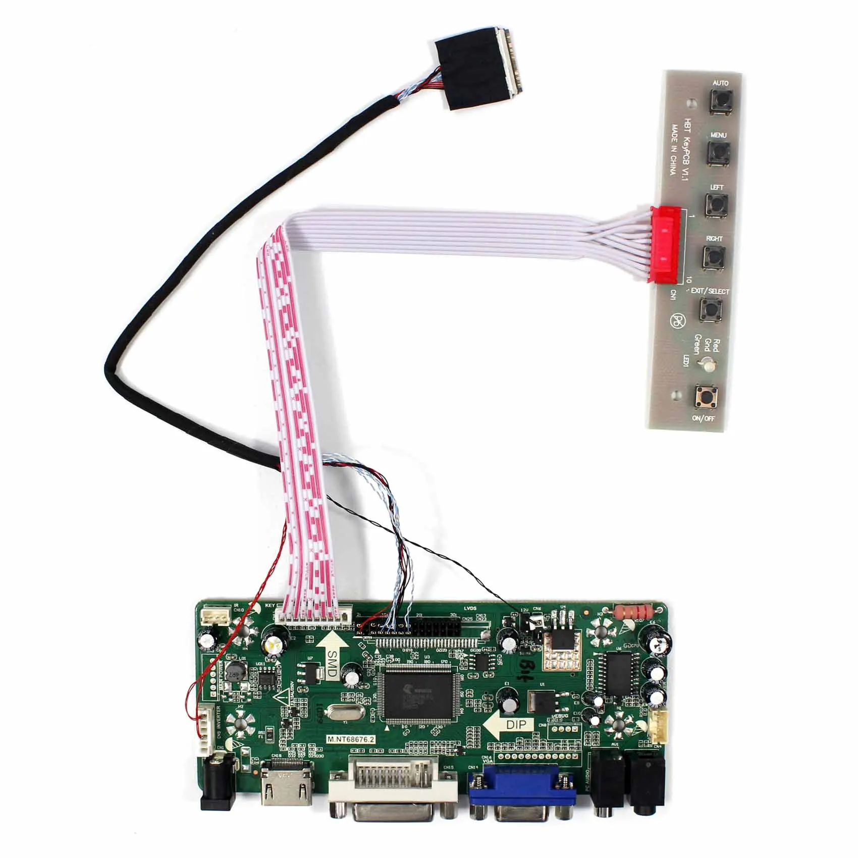 

HD-MI DVI VGA LCD Board For 8.9" 1024X600 40P HSD089IFW1-A00 B089AW01 V3 LTN089NT01 LP089WS1 A089SW01 N089L6-01 N089L6-L02/L03