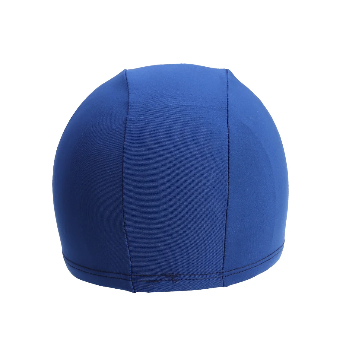 

Adult Swim Cap Dark Blue Polyester Cloth Fabric Elastic Durable Comfortable Swimming Hat for Men Women Water Sports