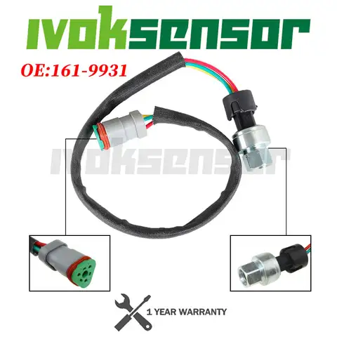 Original OEM GP-Pressure Sensor For Caterpillar CAT 330C Excavator 194-6725, 1946725, 1611705, 2CP3-68, 2CP368