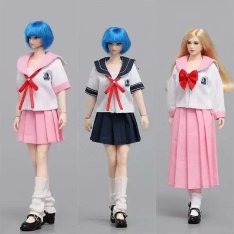 

CDTOYS CD047 1/12 Scale Action Figures Sailor Uniform Jk Student Set Clothes Outfit Model for 6'' Female Soldier Body