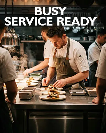 NESTIQEX commercial cooking support for busy restaurant service and prep