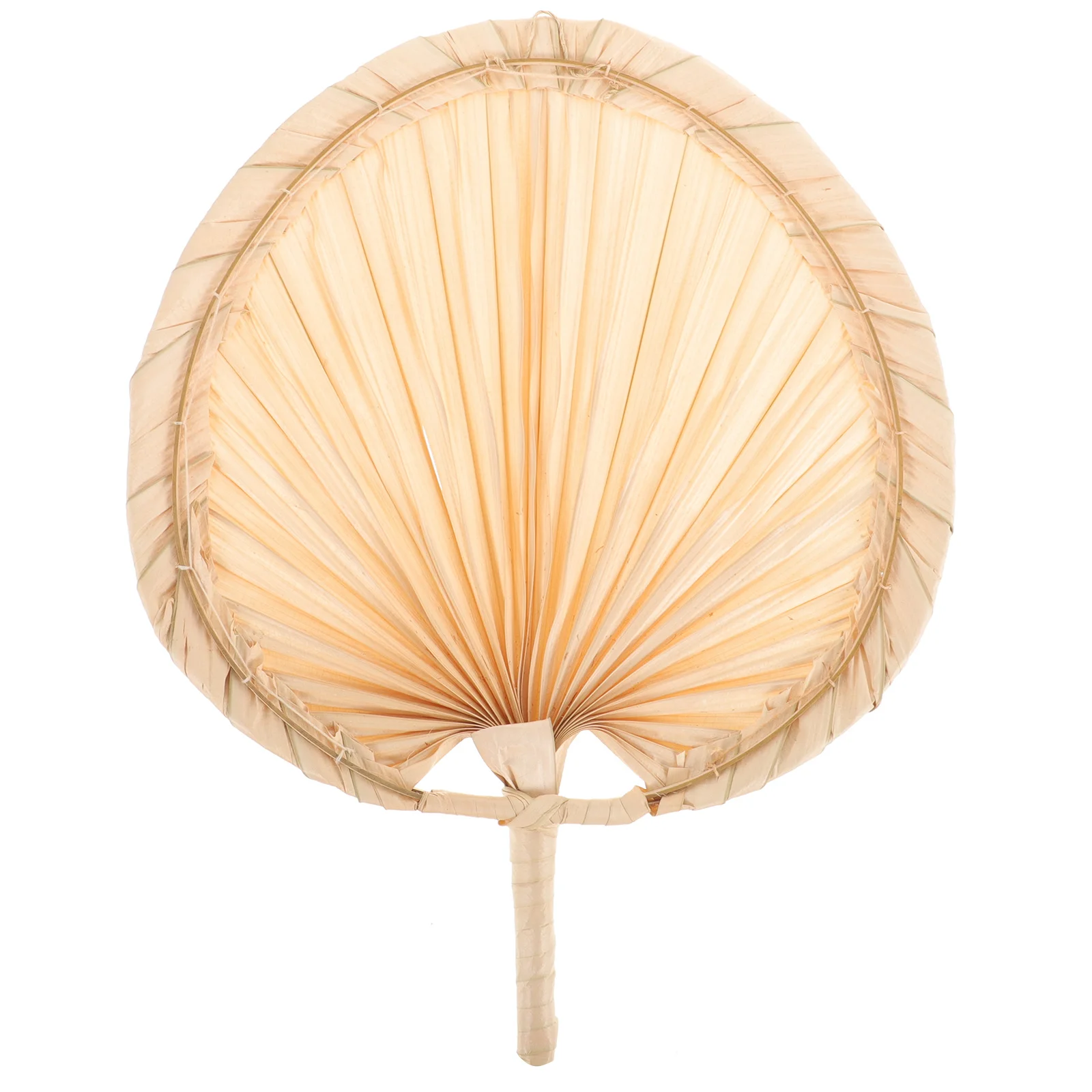 

Vintage Hand Woven Handheld Fan Lightweight Portable Cool Pu Fan For Party Home Decor Dance Photo Prop