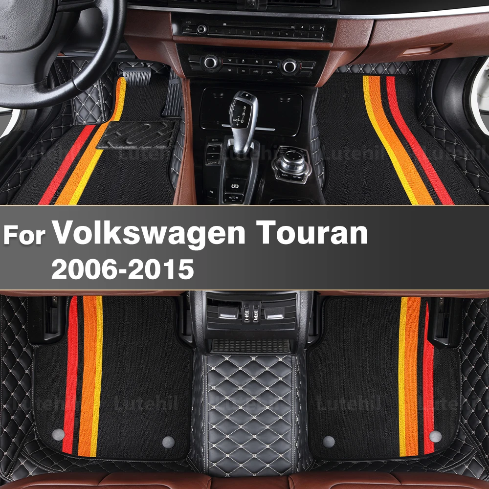 

Для VW Volkswagen Touran 2006-2015 2014 2013 2012 2011 2010 автомобильные коврики на заказ автомобильный ковер аксессуары для интерьера