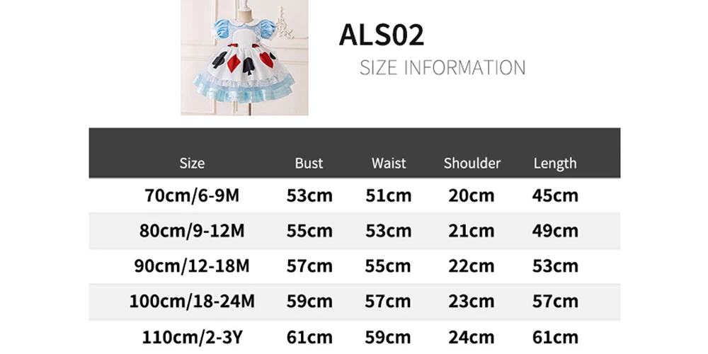 Alice Rapunzel Dornröschen Mädchen Partykleid Schneewittchen Mascha Bär Anna Dienstmädchen Kostüm Lolita Geburtstag Hochzeit Prinzessin Kleider – Detail 5