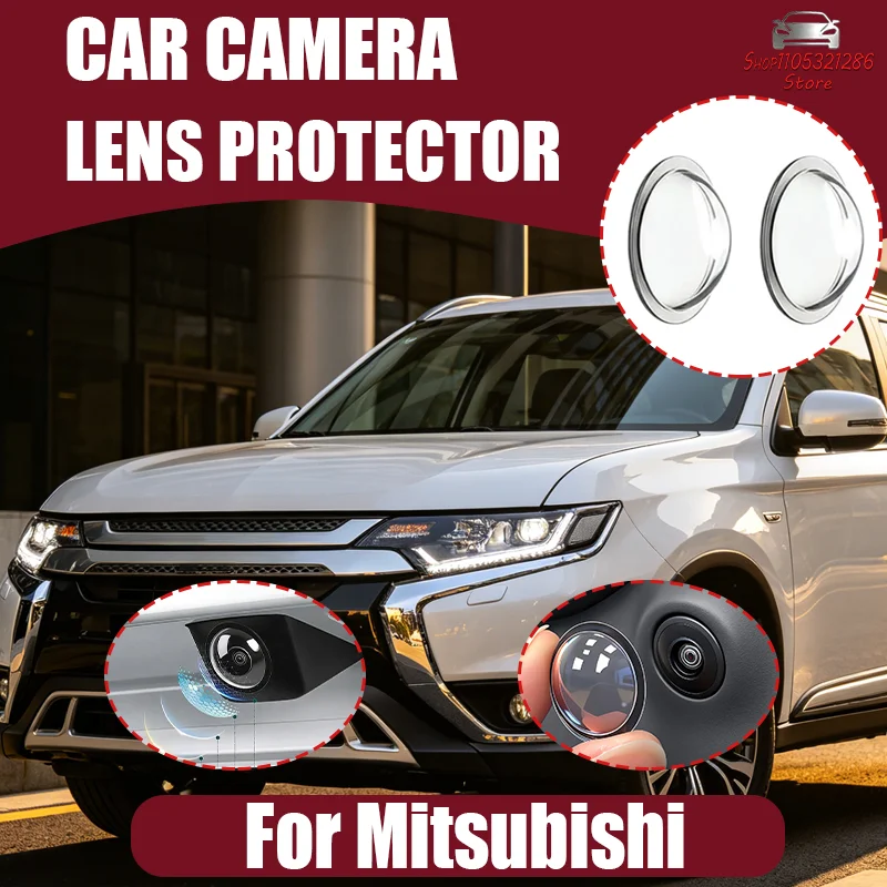 For Mitsubishi Car Camera Protective Cover,Lens Cover Specific,Car Mounted 360 Reverse Camera Protective Cover,Univer