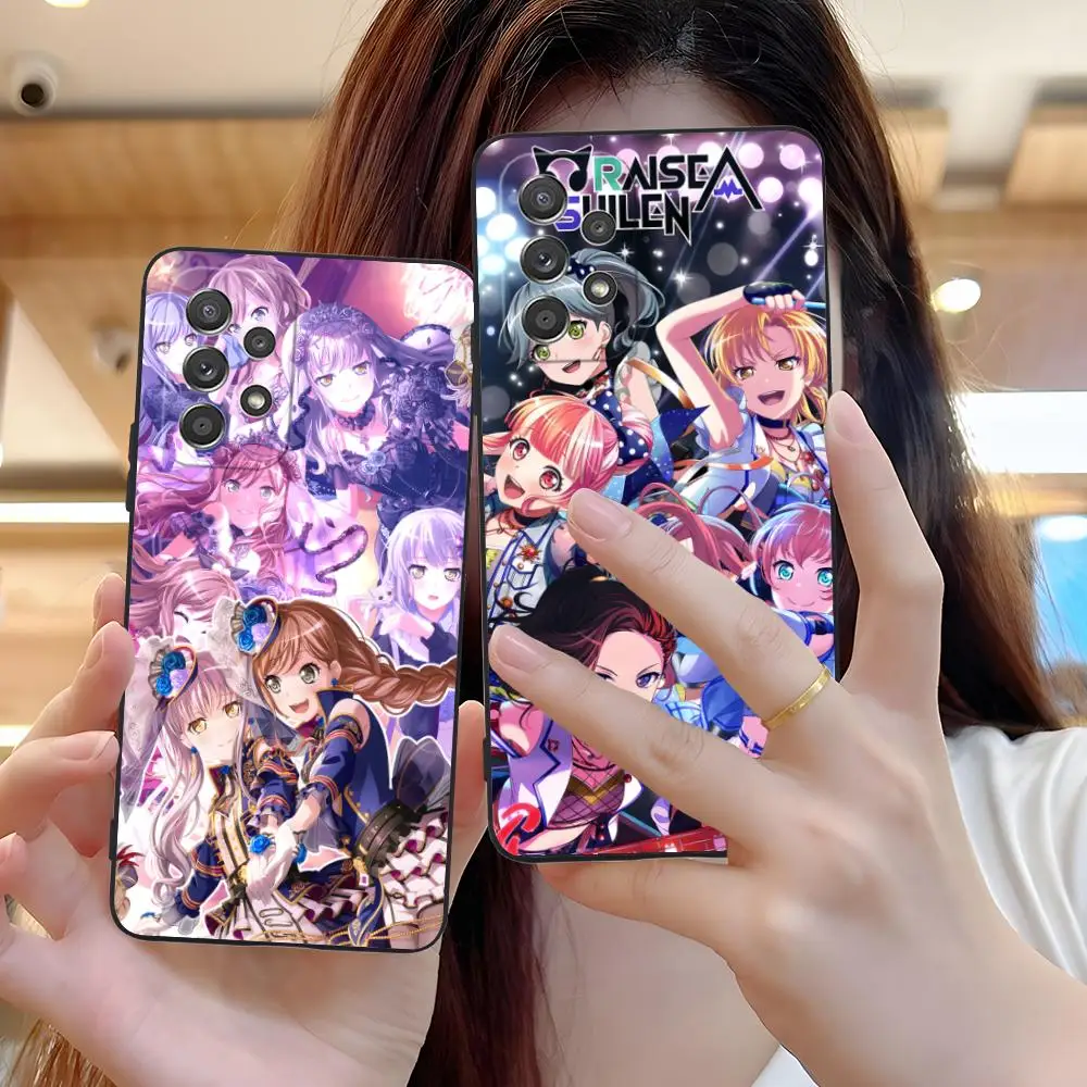 

BanG Dream Fashion Mobile Phone Case for Samsung Galaxy A73 72 71 70 56 55 54 53 52 36 35 34 23 16 15 5G Colour Printing Pretty